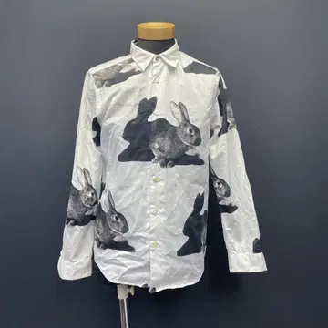 Paul Smith 토끼 프린트 긴팔 셔츠 M