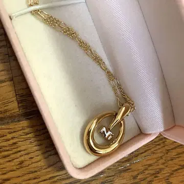 NINA RICCI 니나리치 목걸이 펜던트 골드 DE7027
