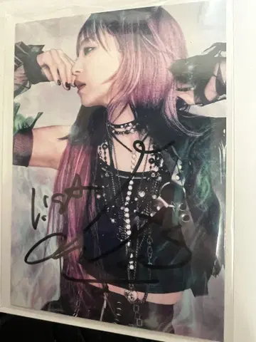 LiSA RiP SERViCE 친필 사인 트레이딩 카드