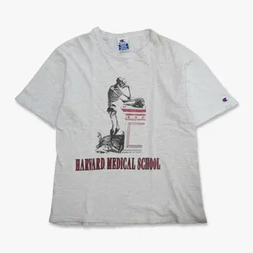 90s 챔피온 HARVARD SCHOOL 칼리지 T셔츠