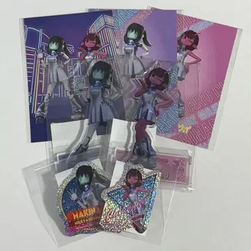 은하 특급 밀키 웨이 TSUTAYA 아크릴 스탠드 홀로그램 스티커