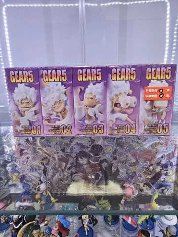 원피스의 GEAR5 월드 컬렉션 피규어 세트 전 5종 니카