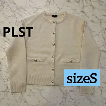 PLST 엑스트라 파인 메리노울 미들 게이지 가디건 S 자켓