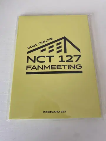 NCT 127 온라인 팬미팅 MD 엽서 세트 미개봉 새상품