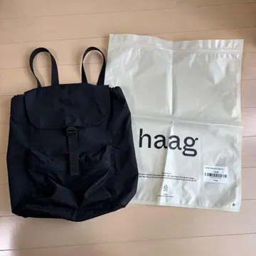 haag popo backpack 백팩 블랙 한국 헤이그
