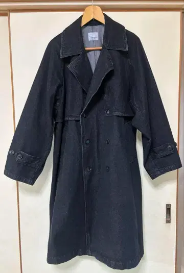 JUNRED 빈티지 데님 트렌치코트 S