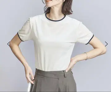 BEAUTY&YOUTH 시어 벨로아 링거 T셔츠