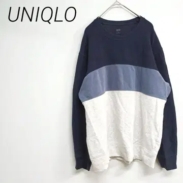UNIQLO 캐주얼 컬러 블록 트레이닝복 M 사이즈 신축성