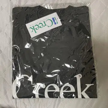 미사용 새상품 creek T셔츠 BLACK S 사이즈