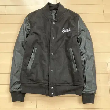 10.2 반스 익스체인지 바시티 자켓 블랙 M