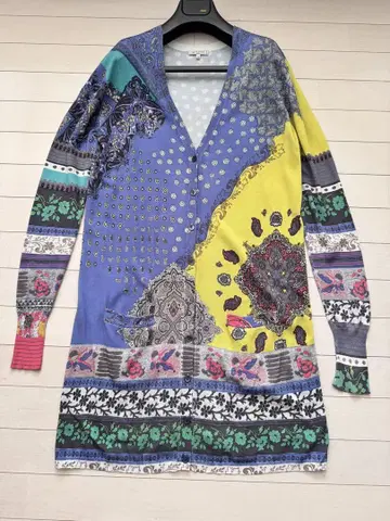 ETRO 실크 롱 가디건