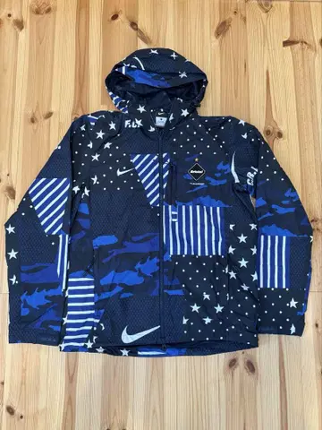 FCRB WOVEN PRACTICE JACKET NAVY