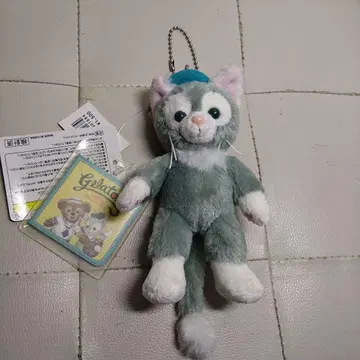 젤라토니 봉제 인형 겸 배지 키링 약 15cm