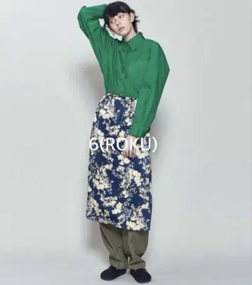 6(ROKU) COTTON BIG SHIRT
