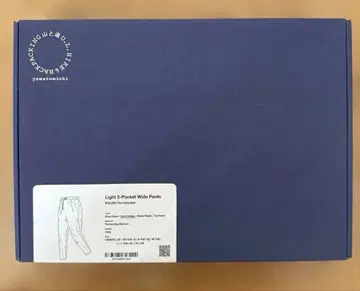 야마토미치 Light 5-pocket wide pants
