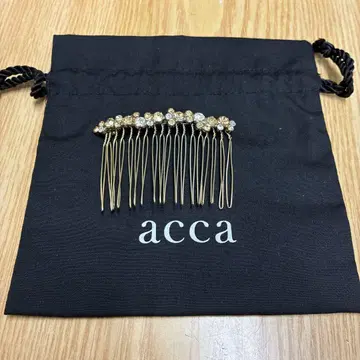 acca 크리스탈 장식 헤어콤