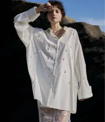 JOSEMOON SHIRT with PEARL
