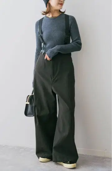 스픽 앤 스팬 서스펜더 부착 워커 팬츠