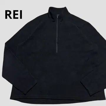 REI 블랙 플리스 하프 지퍼 자켓 CANADA 제조
