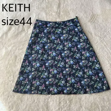 KEITH 플라워 프린트 플레어 스커트 사이즈 44