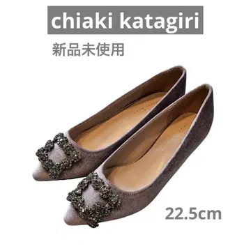 새상품 chiaki katagiri 22.5 비쥬 펌프스 힐