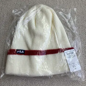 FILA 아이보리 니트 모자