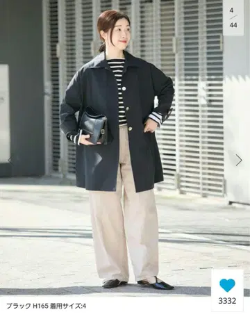매킨토시 별주 HUMBIE 숏코트 택 포함 미사용 새상품 블랙 사이즈 4