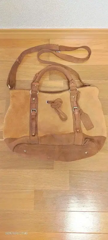 zara 베이지 스웨이드 2way 숄더백