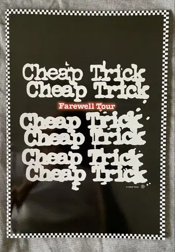 Cheap Trick Farewell Tour 팜플렛