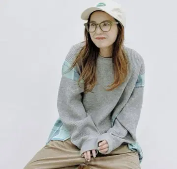 니코앤드 MODE NOME CORE 와플 체크 풀오버 L