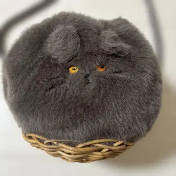 HAYNI 헤이니 미넷 파니퍼 고양이 퍼 숄더백 모카