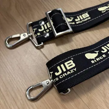 JIB 숄더 벨트 블랙 40mm 폭