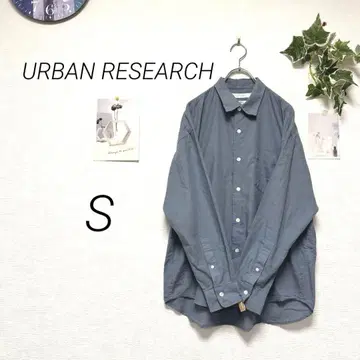 10228 URBAN RESEARCH 컬러 셔츠 S 무지 캐주얼