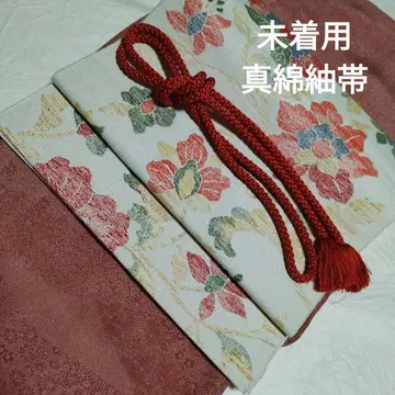순수 실크 미착용 마와 명주 나고야 오비