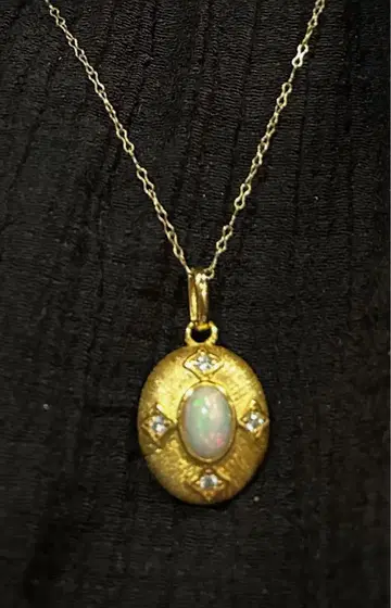 박람회 구매 네팔산 오팔 펜던트 탑 (체인은 포함되어 있지 않습니다)