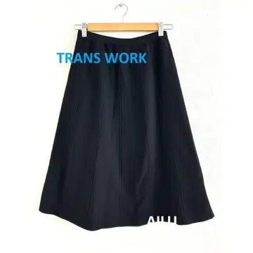 [ 새상품 ] TRANS WORK 스커트 M 사이즈 38 블랙 58778