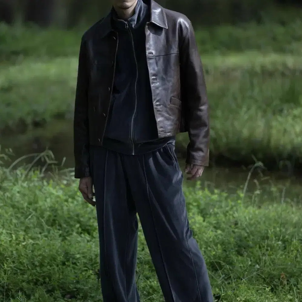 AURALEE | 오라리 Auralee 25AW Heavy Lamb Leather Blouson on