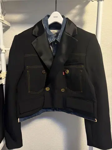 [ 새상품 정품 ] Denim Matelasse Twill Jacket