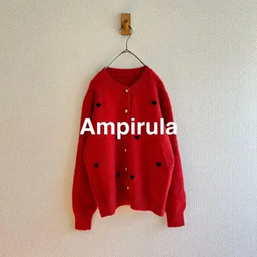 Ampirula 하트 포인트 니트 가디건 K80