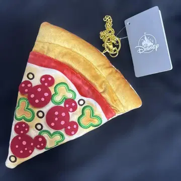 미키 키링 피자 Pocket 포켓 부착 키 체인