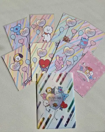 BT21 5th Anniversary 엽서 세트