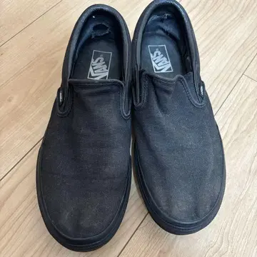 VANS 블랙 슬립온