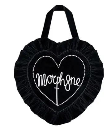 morphne 하트 벨로아 토트백