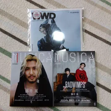 후지이 카제 MUSICA 7월호 10월 WWD
