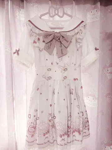 LIZLISA Many Hearts Afternoontea 패턴 원피스