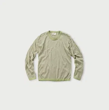 908 초 거즈 보더 브이넥