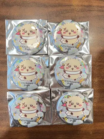 치이카와 파크 랏코 캔뱃지 6개 세트