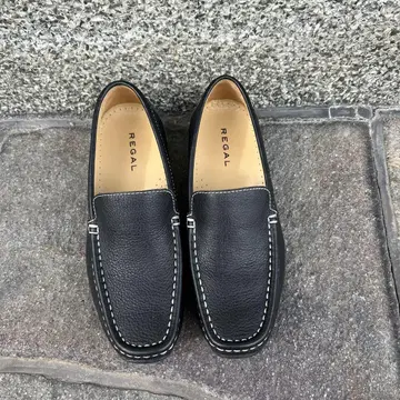 REGAL 블랙 가죽 로퍼