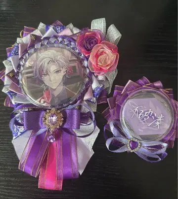 니지산지 후와 미나토 생일 굿즈 2022 캔뱃지 로제트