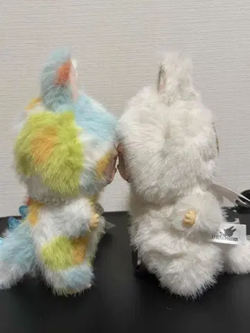 labubu zimomo 컬러풀 토끼 봉제 인형 세트